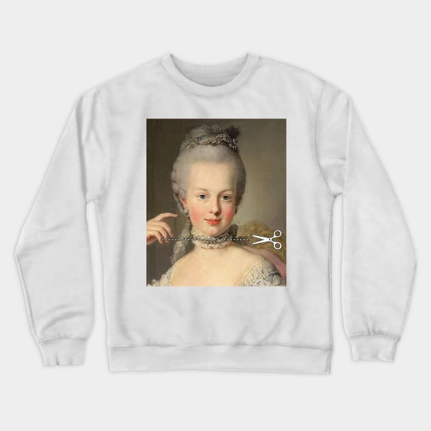 Marie Antoinette Crewneck Sweatshirt by valentinahramov